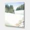 Designart - Pine Forest In Snowy Winter Landscape - Traditional Canvas Wall Art Print